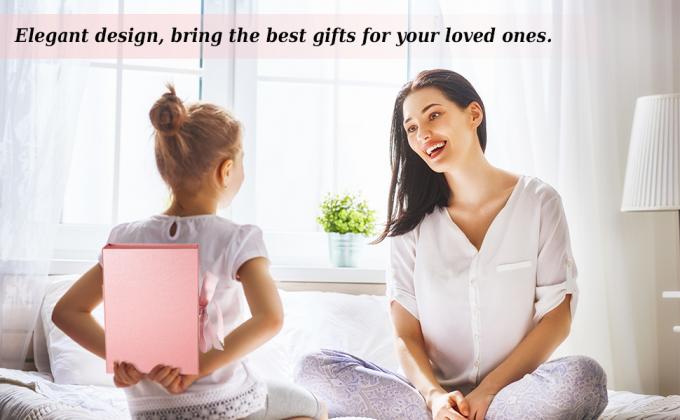 Luxe het Winkelen Zakken, Matte Modern Embossed Birthday Merchandise-de Gasten Kledings van het Bedrijfsopslaghuwelijk 6