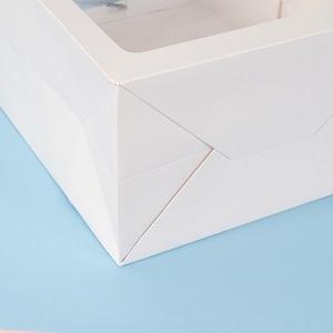 Kraftpapier-Document Zakken Vierkante Zakken, Dikke Document Zak met Venster voor Huwelijk, Partij, Verjaardag, het Winkelen, Bloemzakken 3