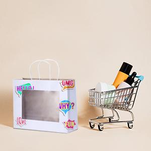 Kleinhandelszak met Kabelhandvat, het Metalliseren, Bedrijfszakken, Ambachtzakken, Partijzakken, Rekupereerbare Zakken 12