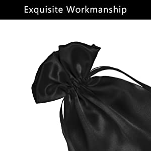 Satijnzak, Fluweelzakken, Drawstring-Juwelenzakken, Pu-Leerpak, Katoenen Canvastotalisator, Partijlevering 3