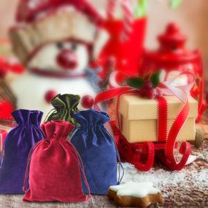 De Zakken van de fluweelgift, de Zakken van Fluweeldrawstring, Armbanden, Halsbanden, Horloges, Ringen, Juwelen verpakking 6