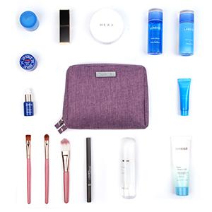 Organisator van Skincare van de reismake-up de Kosmetische, Toiletry Zak, Vouwbare Duffel Zak, Veelvoudige Opslagcompartimenten 12
