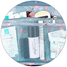 Organisator van Skincare van de reismake-up de Kosmetische, Toiletry Zak, Vouwbare Duffel Zak, Veelvoudige Opslagcompartimenten 25