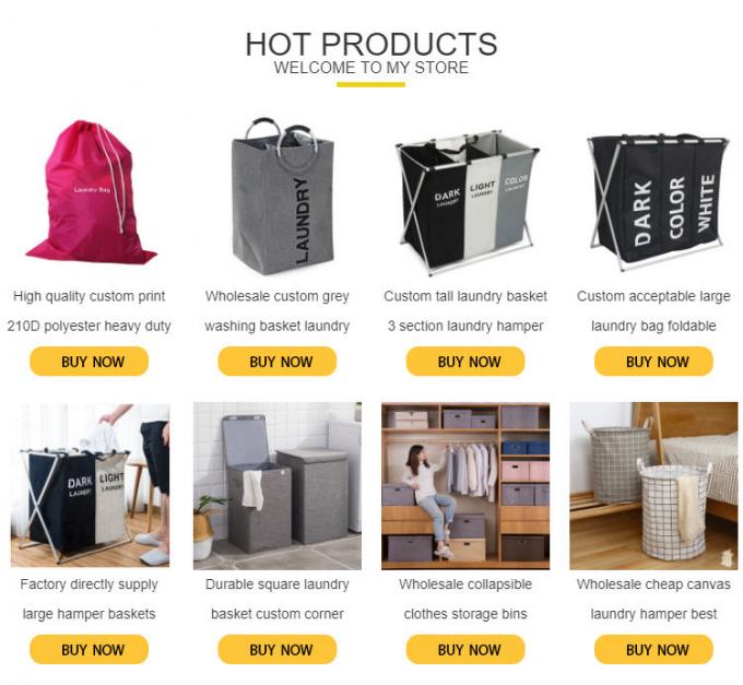 Wasserijzak, de Vouwbare Mand van de Wasserijsorteerder, Multicompartimenten, de Opslag van Slaapkamerkleren, Wassende Mand 7