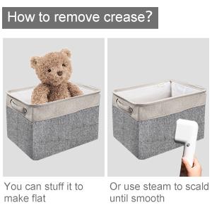 De wasserij belemmert, Organiseert Mand, de Organisator For Toy Collection, de Mand van de Bakopslag van de Canvasopslag 24