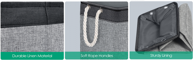 Opslagkubus, de Stapelbare Mand van de Wasmandenhoek, de Grote Organisator For Clothes Toys van Opslagmanden 2