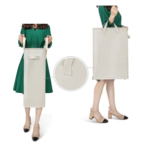 De wasmanden met Gemakkelijk Carry Handles, belemmeren, Vouwend Wasbakken, de Zaal van de Familiewasserij Badkamers 20