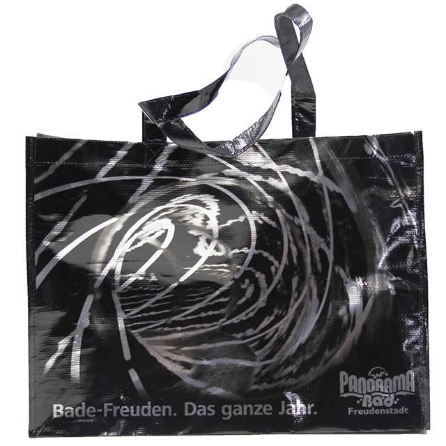 Lamineerde de Eco Vriendschappelijke stof Handvat, Pp Geweven Tote Bag, RPET Met een laag bedekte Vouwbare Rekupereerbare het Winkelen handige Zakken 8