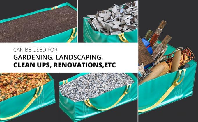 grote Skip zakken, Dumpster-Zak, Vouwbare en Opnieuw te gebruiken van het Bouwafval Zakken, Veelvoudige opnieuw te gebruiken, Bestand Scheur 9