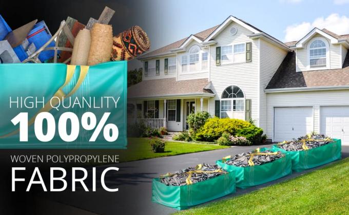 grote Skip zakken, Dumpster-Zak, Vouwbare en Opnieuw te gebruiken van het Bouwafval Zakken, Veelvoudige opnieuw te gebruiken, Bestand Scheur 11