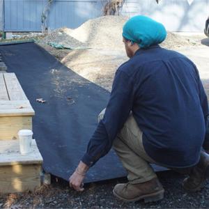 landschapsstof, onkruidbarrière, ecogardener, ecogardener landschapsstof