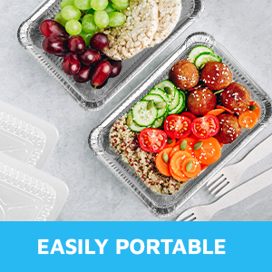 Gevormde Airelinerechthoek, de Beschikbare Containers van het Aluminiumfolie Pan, Meeneemvoedsel, de Kop van de Foliecake 4