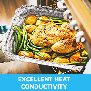 Gevormde Airelinerechthoek, de Beschikbare Containers van het Aluminiumfolie Pan, Meeneemvoedsel, de Kop van de Foliecake 6