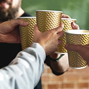 Metaalpartij Rose Gold Cups, Deksellepel, Rose Gold Party Decorations, Bruids Douchedecoratie, Koffiekoppen 2